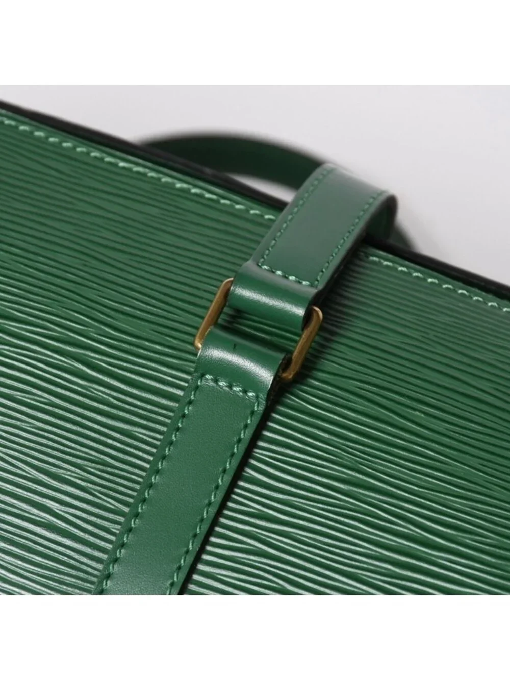 Louis Vuitton Epi Soufflot Shoulder Bag Borneo Green